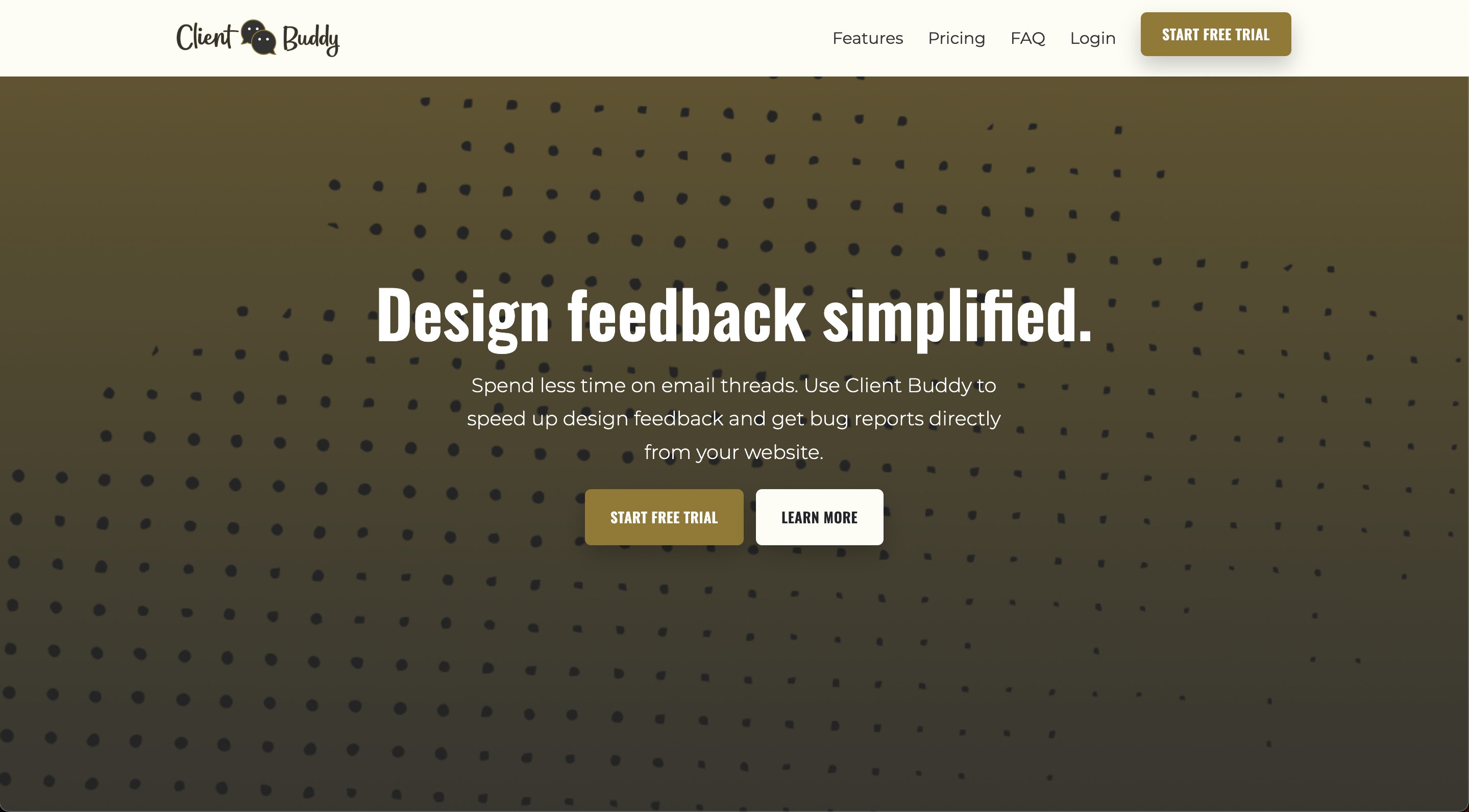 Client Buddy new homepage