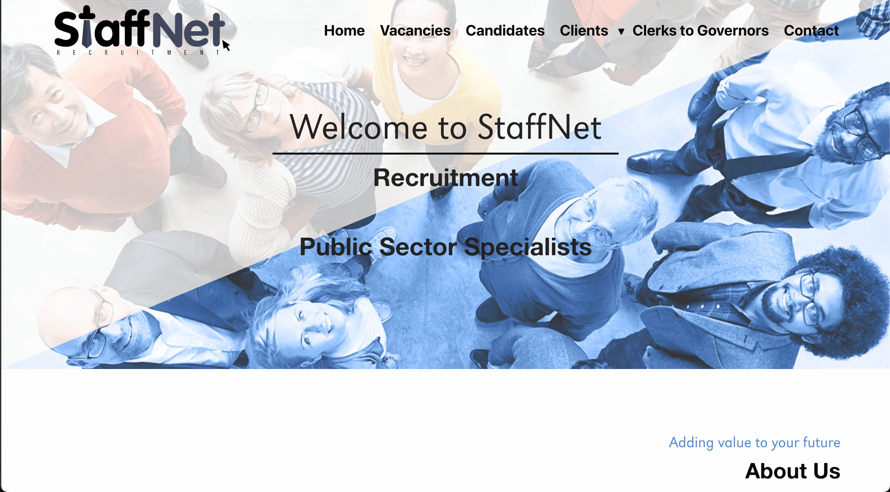 Staffnet new homepage